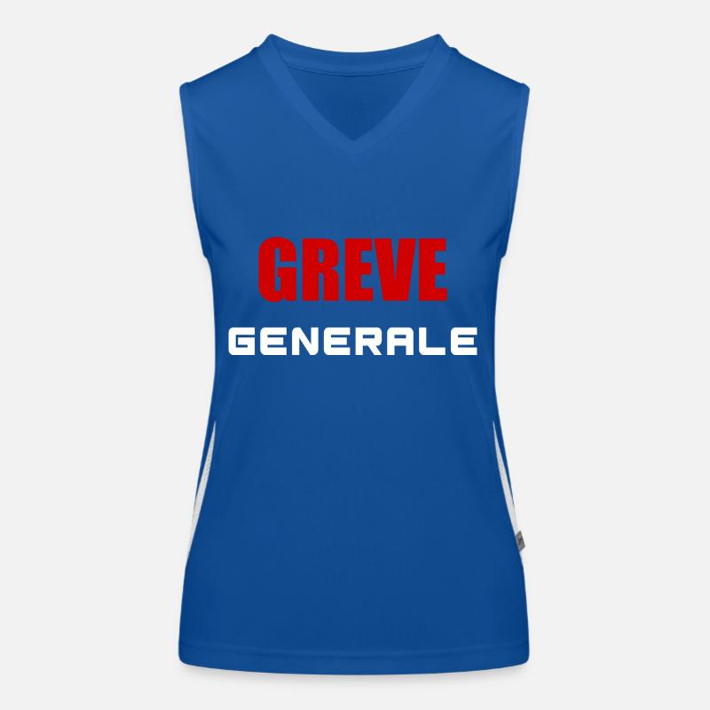 Greve général Débardeur respirant contrasté Femme