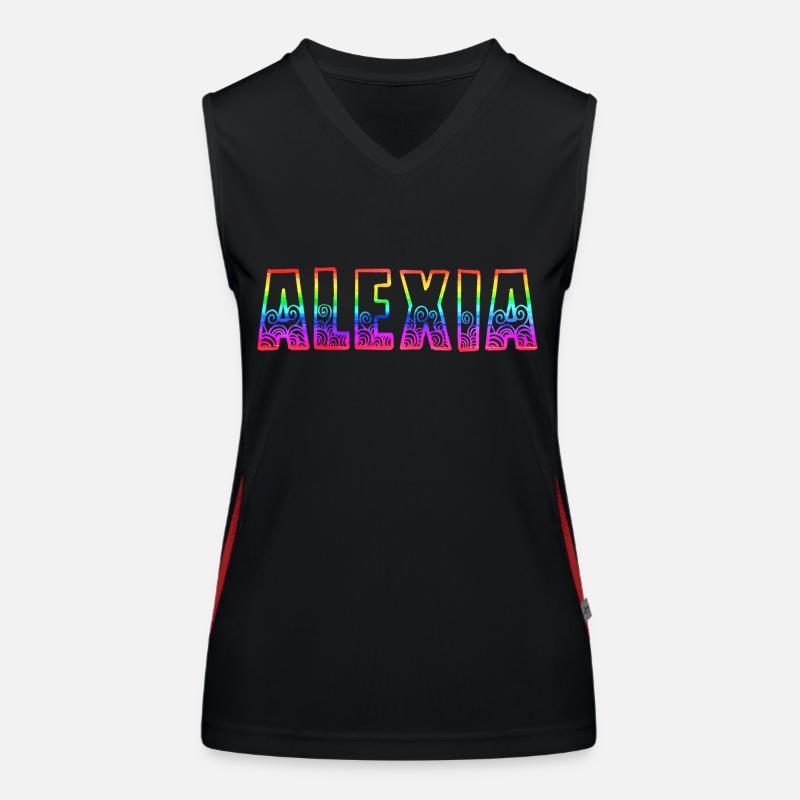alexia rs regenbogen Funktionelles Kontrast-Tank Top für Frauen