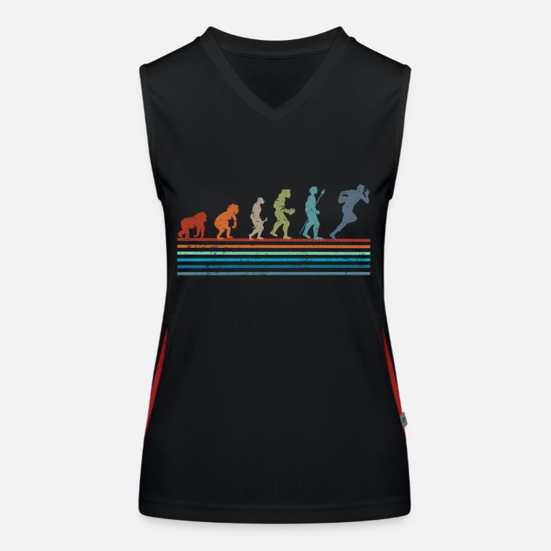 Vintage Rugby Retro Evolution Women's Functional Contrast Tank Top