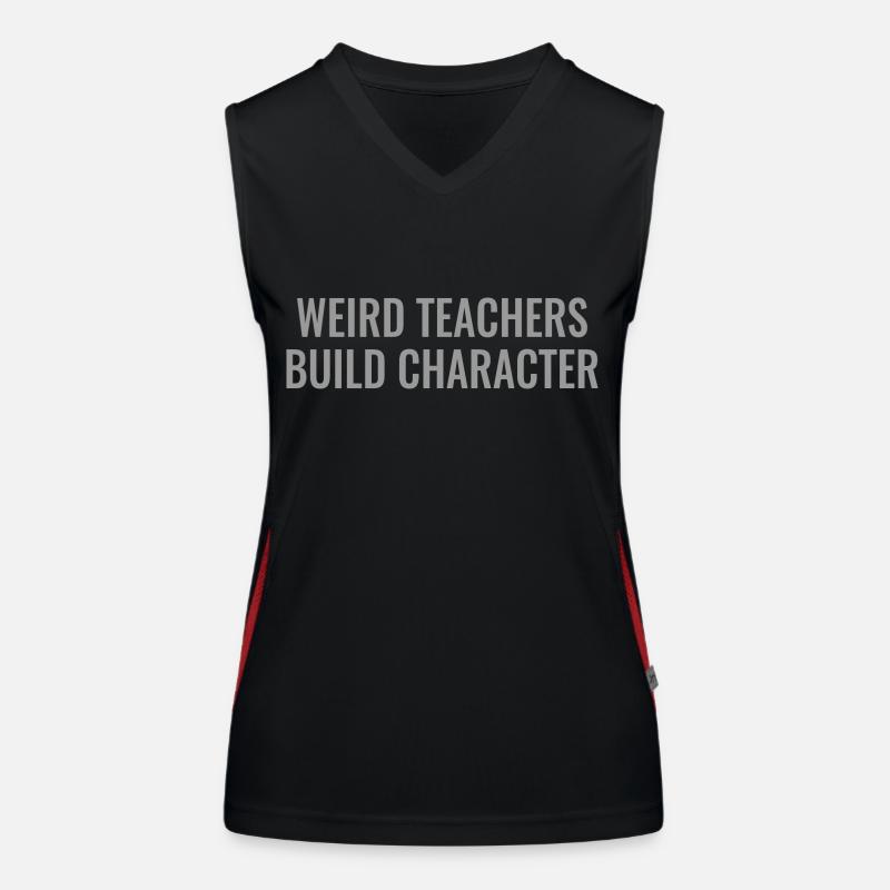 Lehrer Spruch Geschenk Funktionelles Kontrast-Tank Top für Frauen