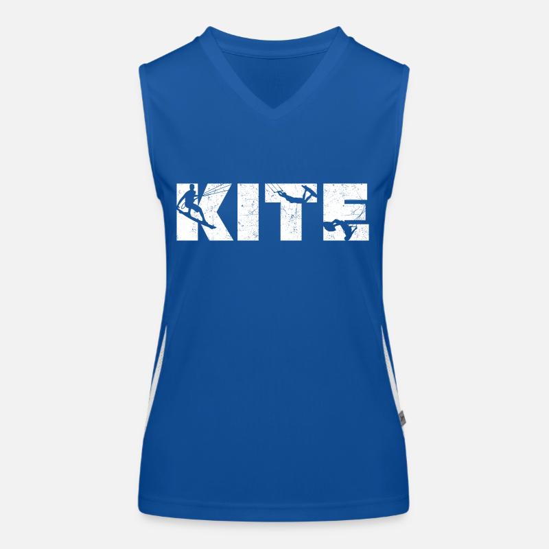 Kitesurf Débardeur respirant contrasté Femme