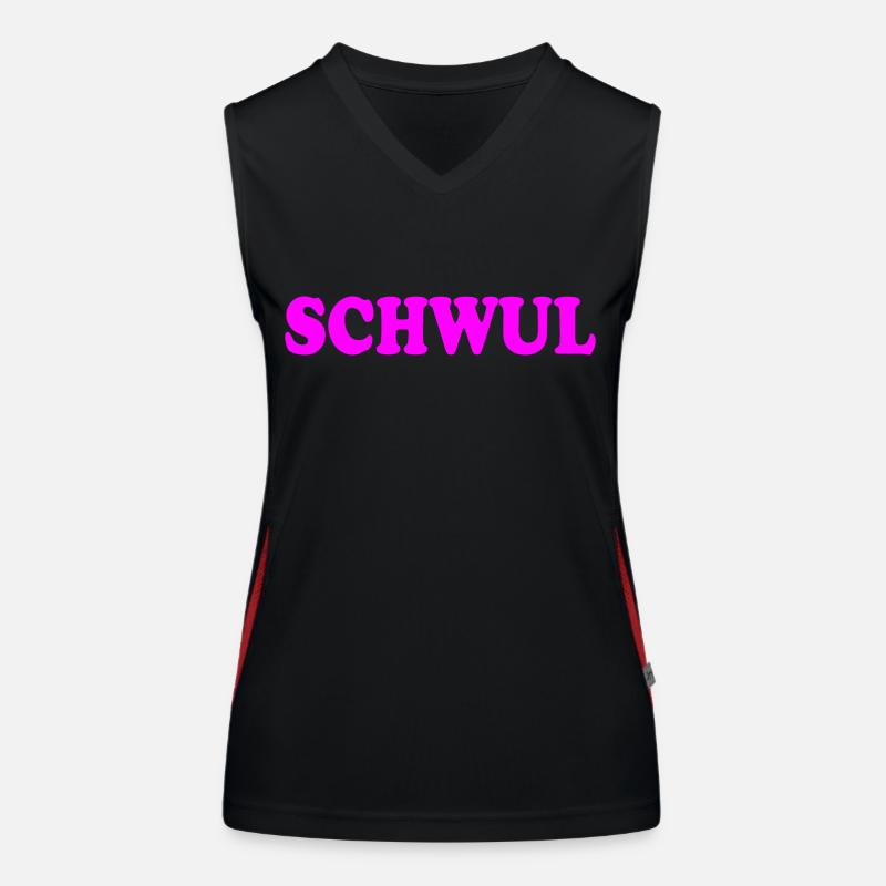Schwul Funktionelles Kontrast-Tank Top für Frauen