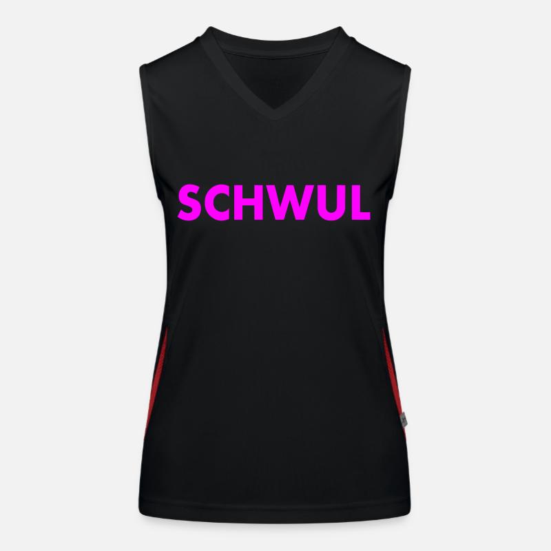 Schwul Funktionelles Kontrast-Tank Top für Frauen