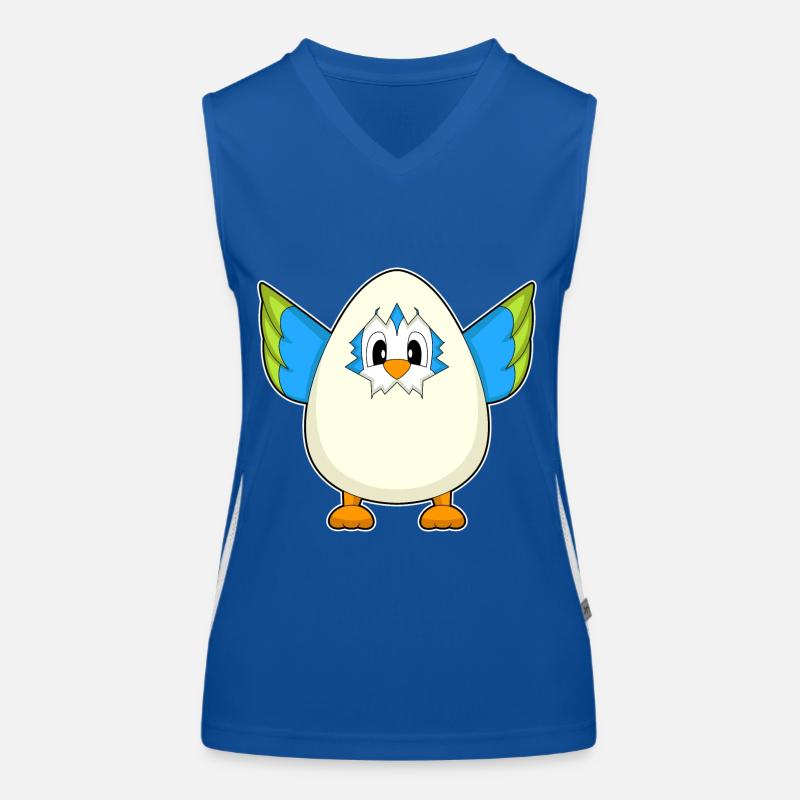 Papagei Ei Funktionelles Kontrast-Tank Top für Frauen