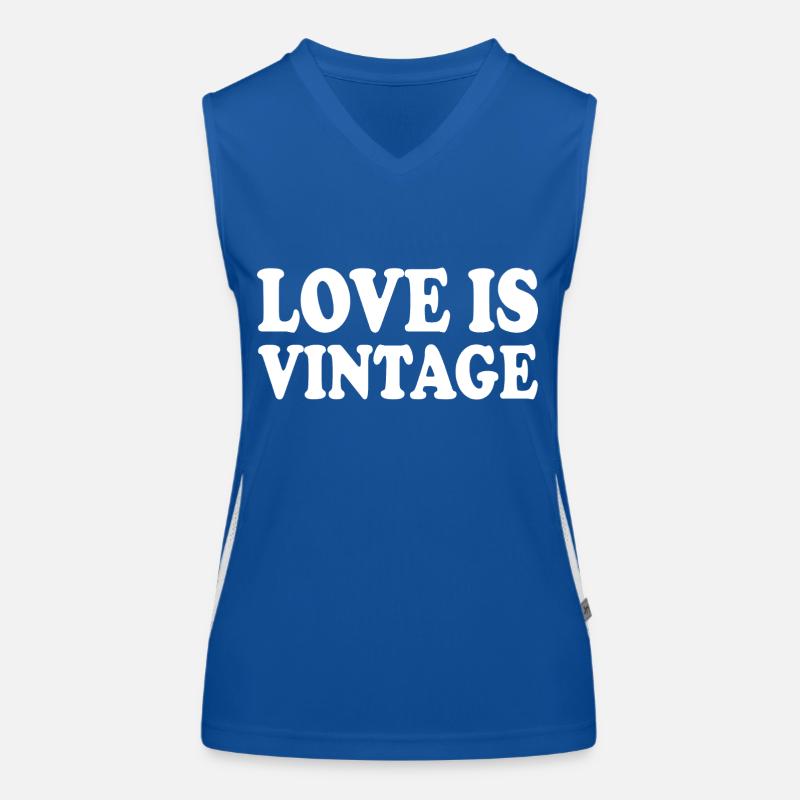 Love is vintage Débardeur respirant contrasté Femme