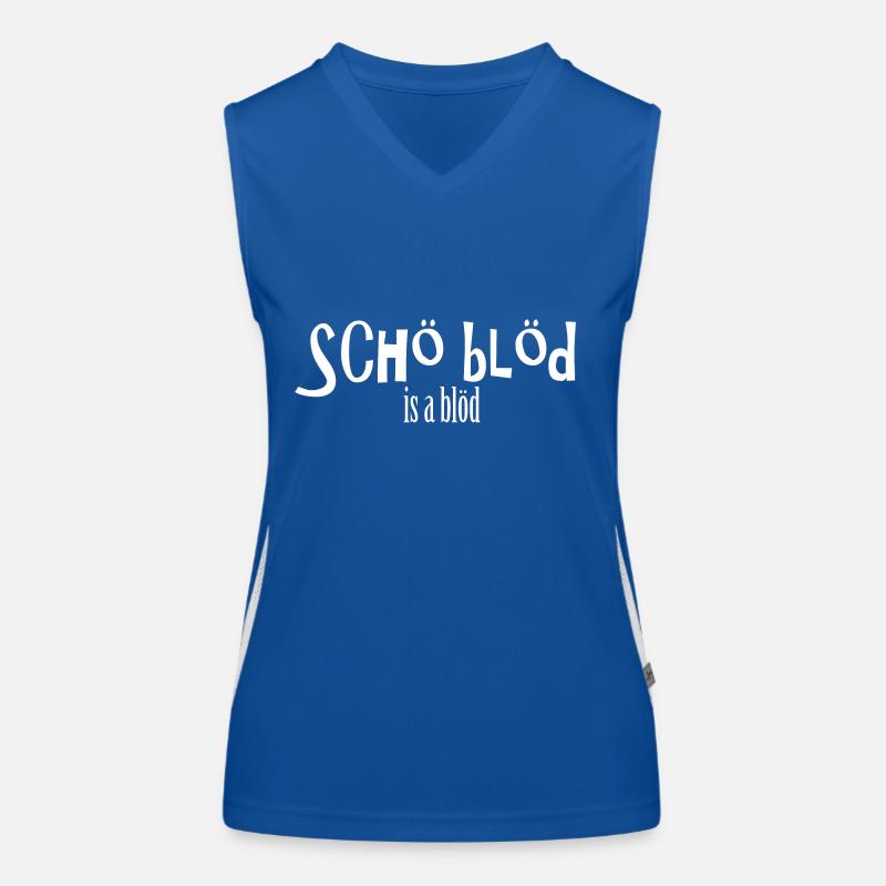 Schö Blöd Funktionelles Kontrast-Tank Top für Frauen
