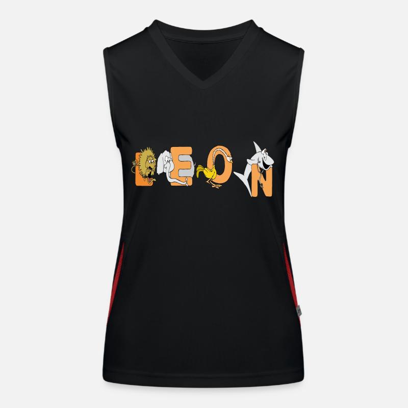 Leon Funktionelles Kontrast-Tank Top für Frauen