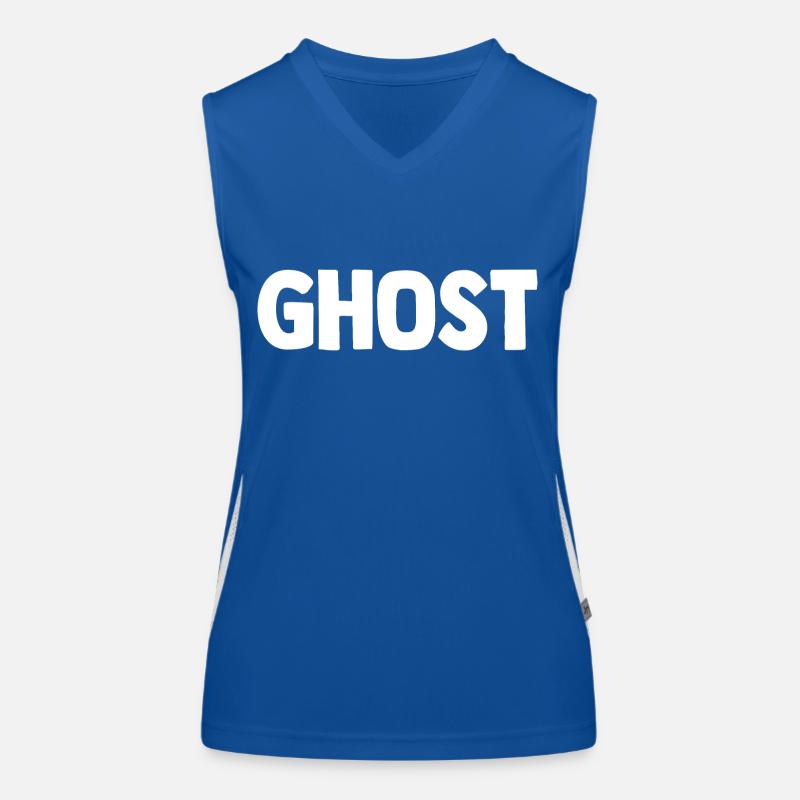 Halloween Ghost Ghost Ghost Spirit Boo Costume Débardeur respirant contrasté Femme