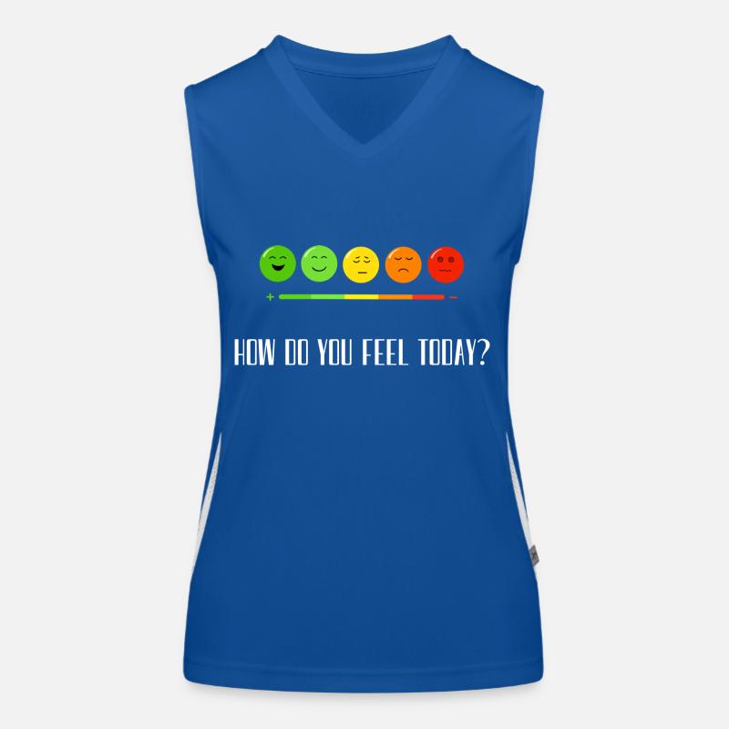 Gefühlometer Funktionelles Kontrast-Tank Top für Frauen