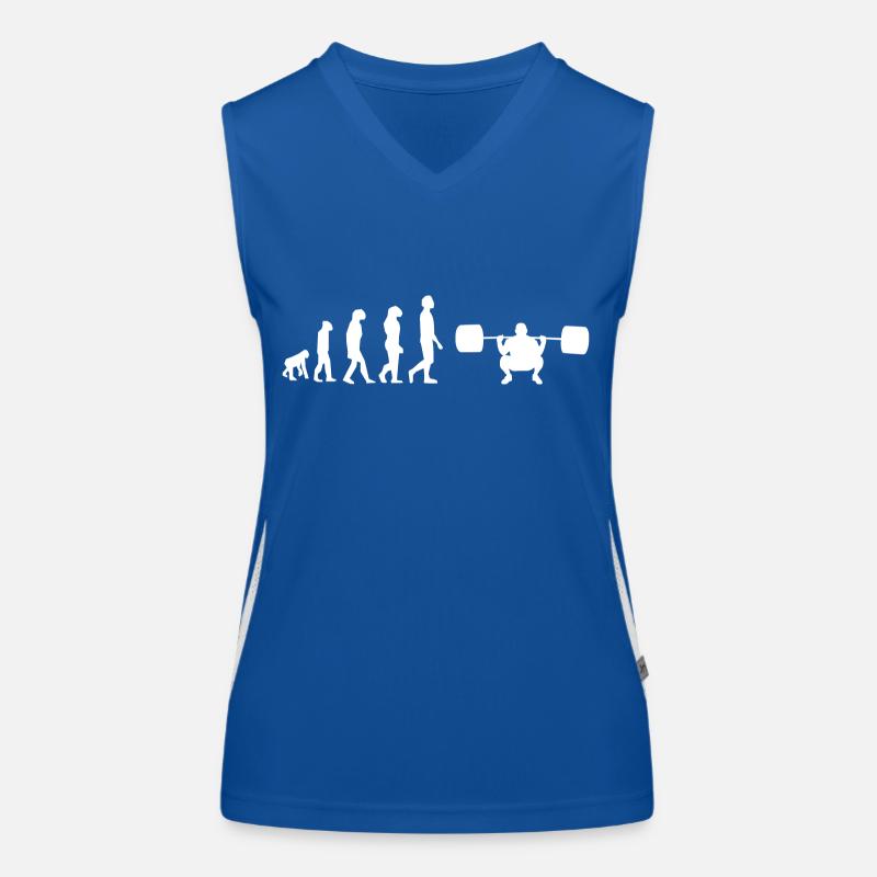 Haltérophilie évolution Débardeur respirant contrasté Femme