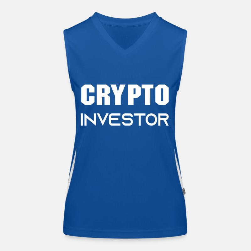 Trading de Bitcoin et d'actions cryptographiques Débardeur respirant contrasté Femme