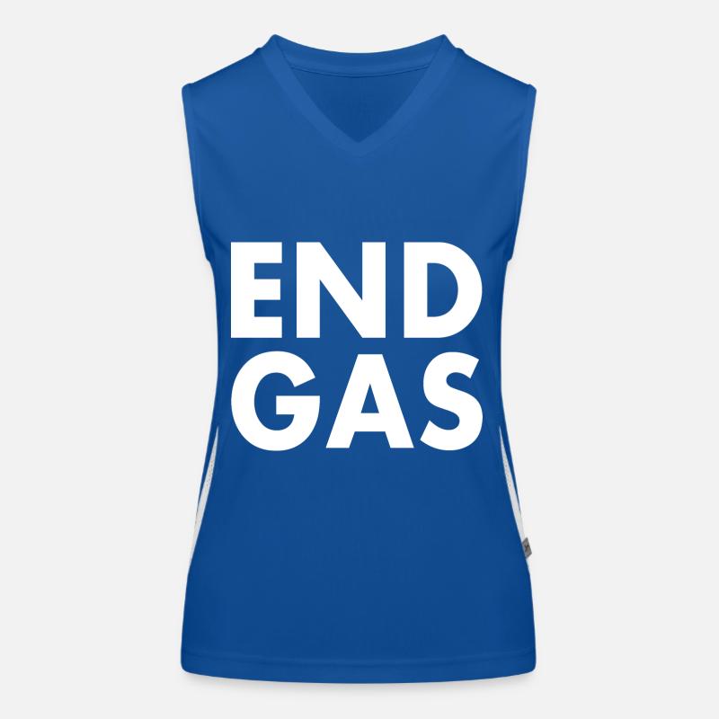 End gas Funktionelles Kontrast-Tank Top für Frauen