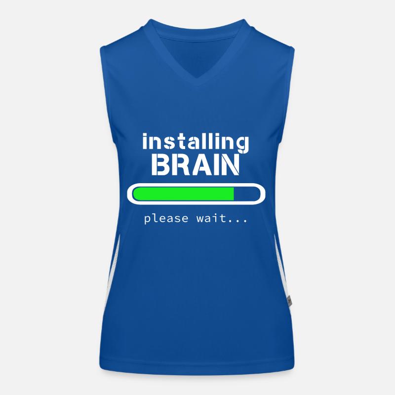 Installation von Brain Funktionelles Kontrast-Tank Top für Frauen