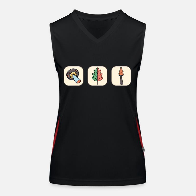 Herbstliches Design #2 Funktionelles Kontrast-Tank Top für Frauen