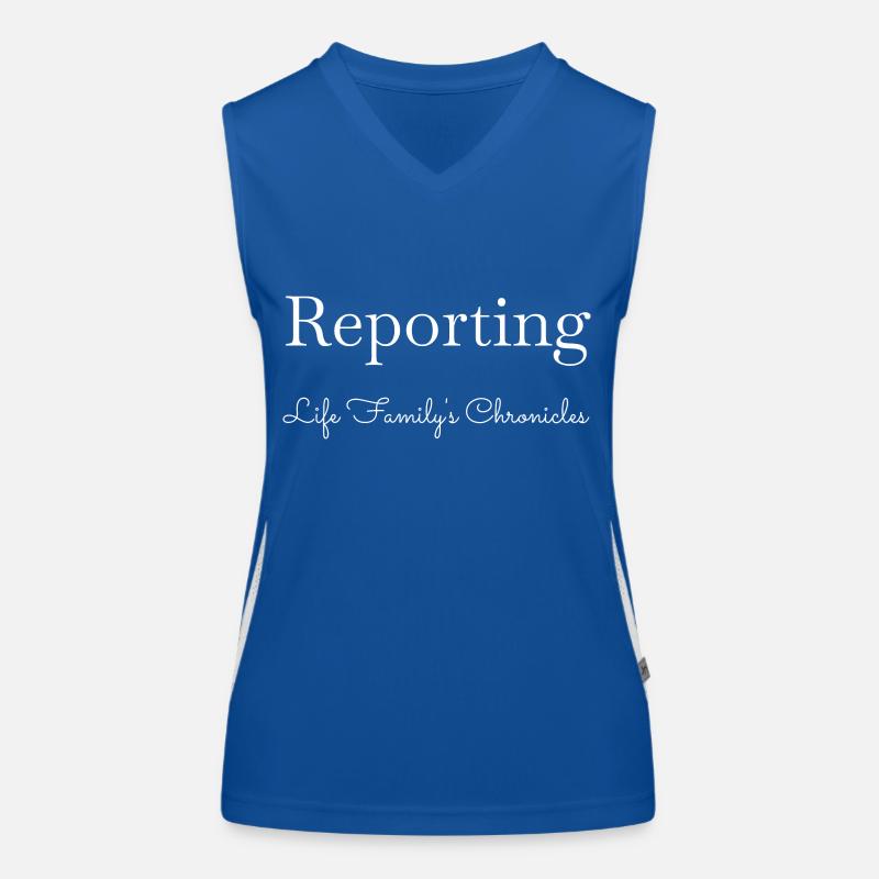 current affairs present idea birthday geek media Women's Functional Contrast Tank Top
