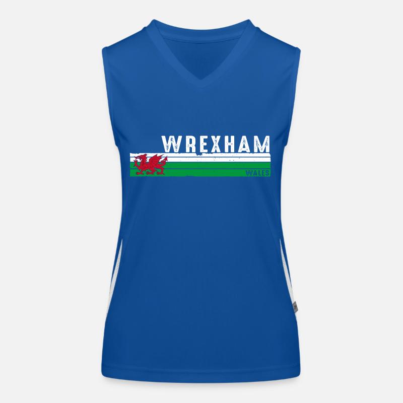 Wrexham Pays de Galles Pride Débardeur respirant contrasté Femme