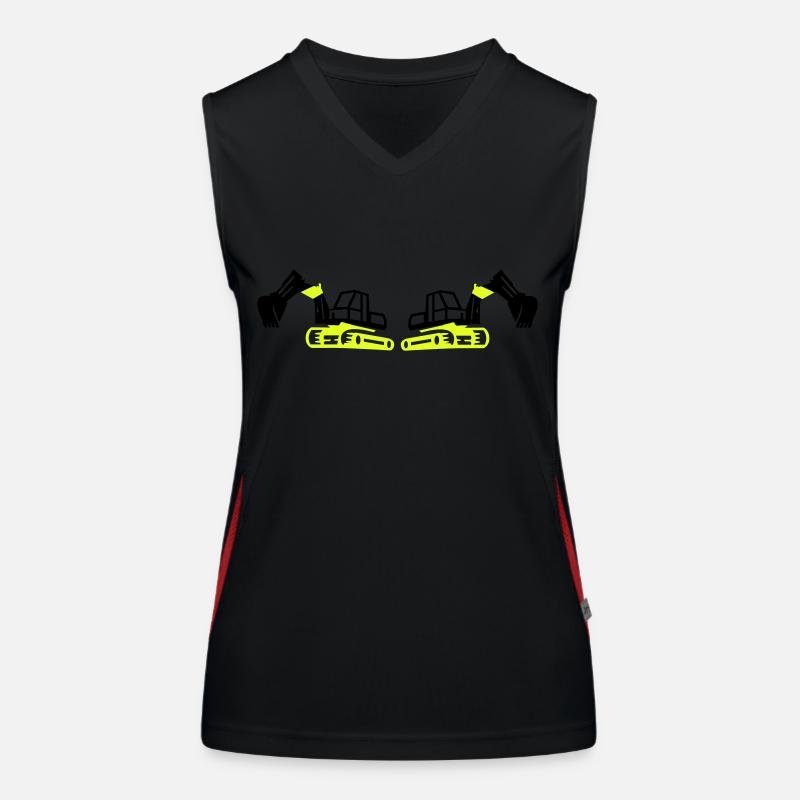 bagger 2 Funktionelles Kontrast-Tank Top für Frauen