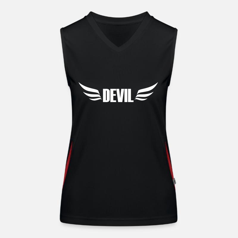devil Funktionelles Kontrast-Tank Top für Frauen