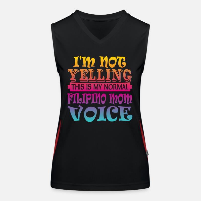 Mère philippine Débardeur respirant contrasté Femme