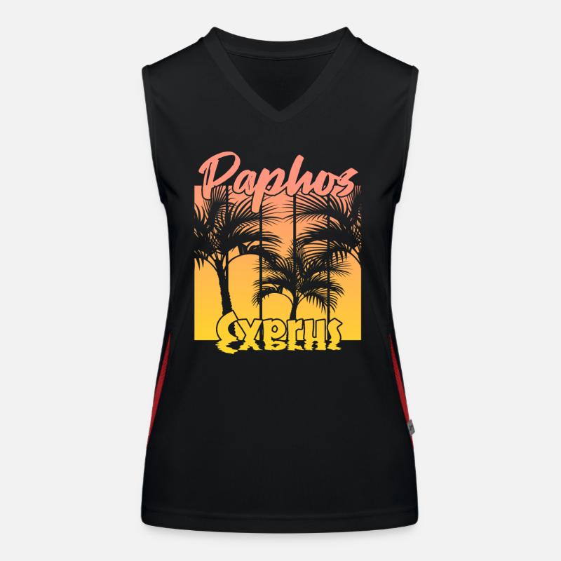 Paphos Chypre Débardeur respirant contrasté Femme