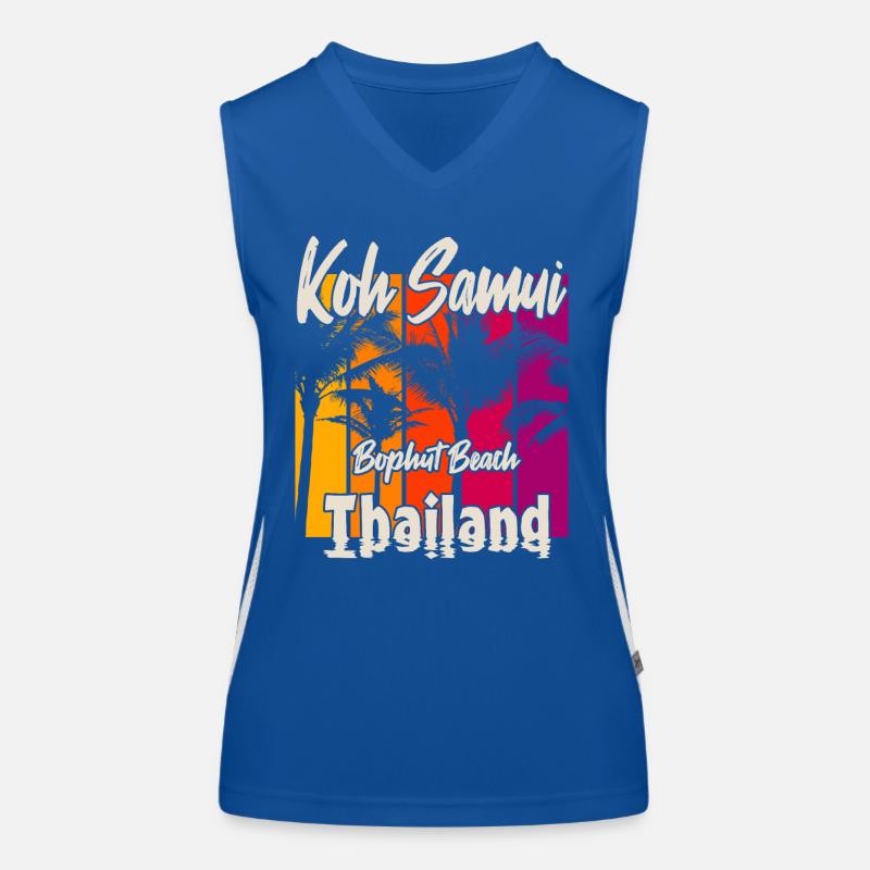 Koh Samui Thaïlande Bophut Beach Débardeur respirant contrasté Femme