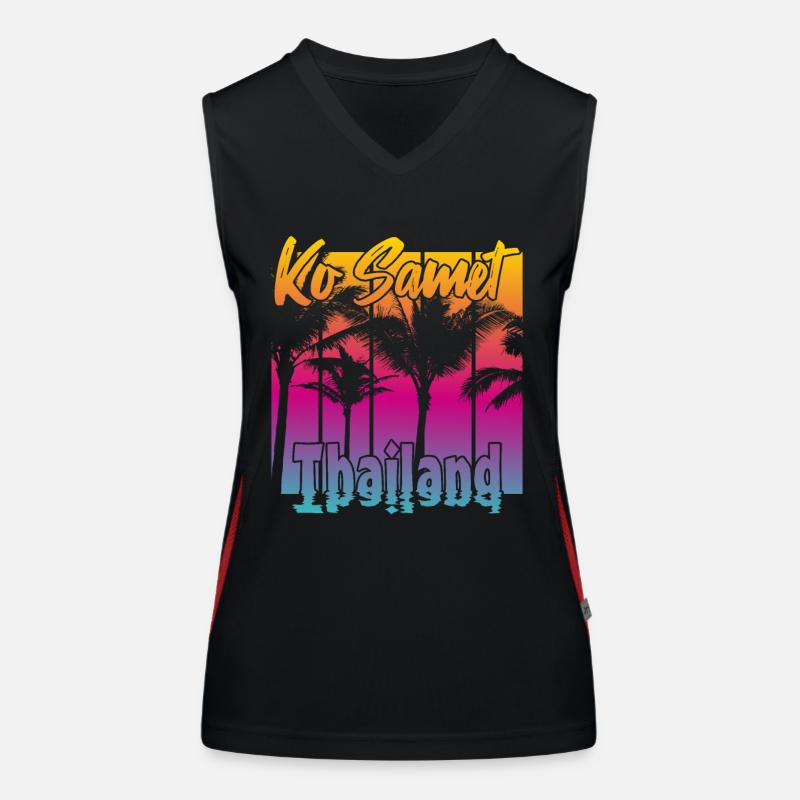 Ko Samet Thailand Women's Functional Contrast Tank Top