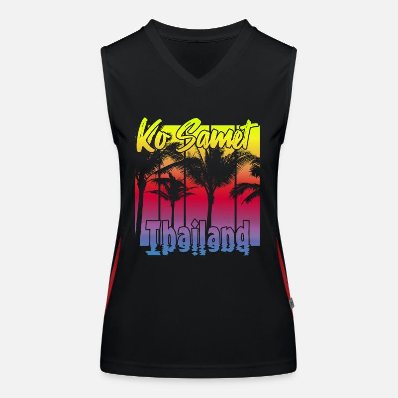 Ko Samet Thailand Women's Functional Contrast Tank Top
