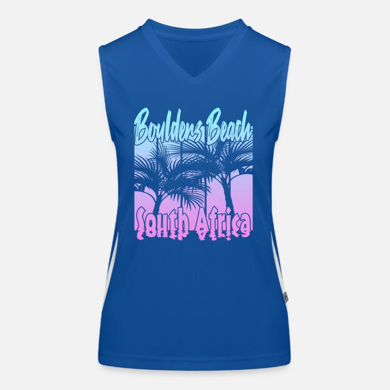Boulders Beach Funktionelles Kontrast-Tank Top für Frauen