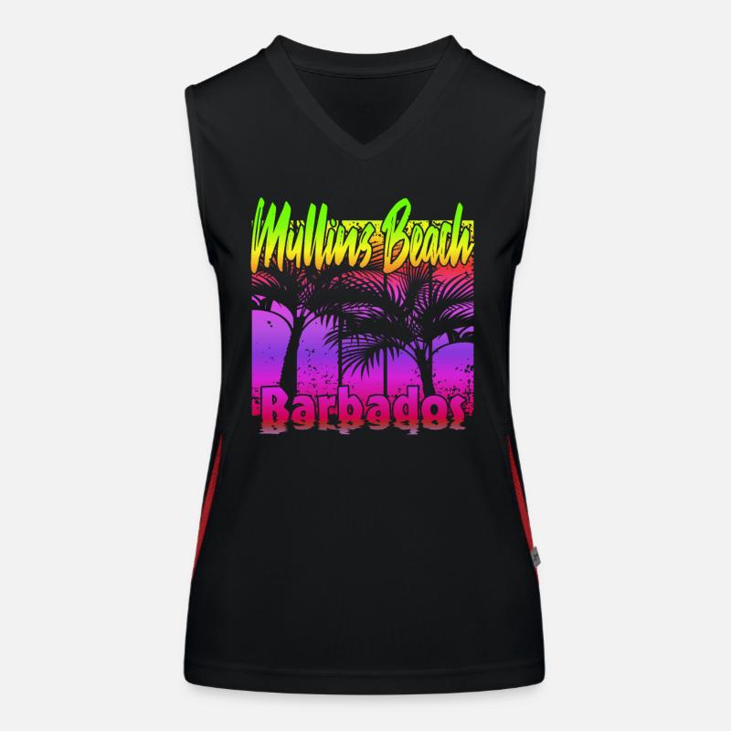 Mullins Beach Barbade Débardeur respirant contrasté Femme