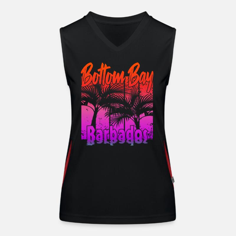 Bottom Bay Barbade Débardeur respirant contrasté Femme