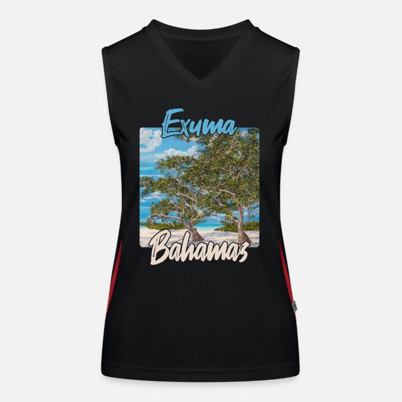 Exuma Bahamas Débardeur respirant contrasté Femme