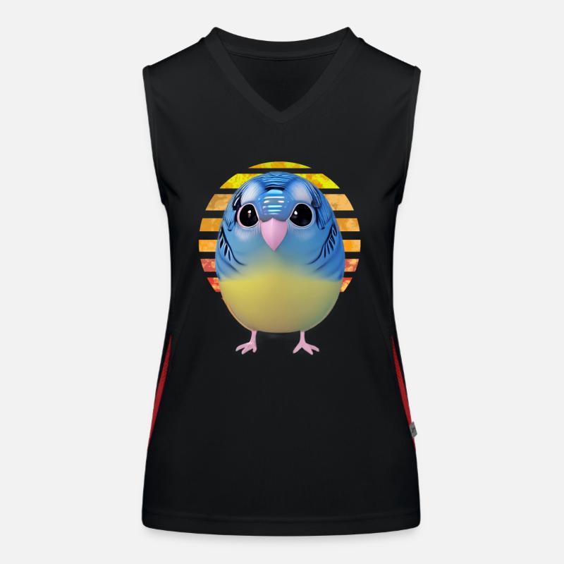 Vögel beobachten Vogel Funktionelles Kontrast-Tank Top für Frauen