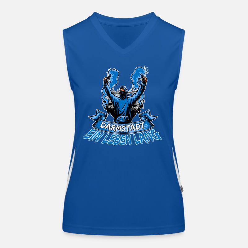 Darmstadt ein Leben lang Funktionelles Kontrast-Tank Top für Frauen