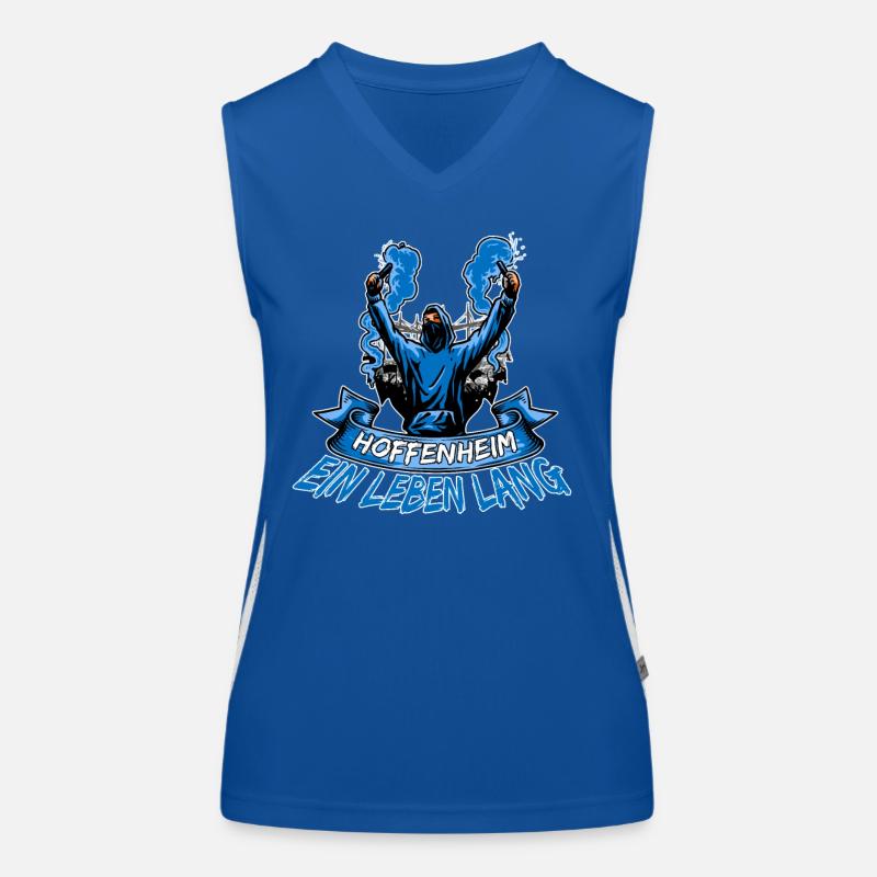 Hoffenheim ein Leben lang Funktionelles Kontrast-Tank Top für Frauen