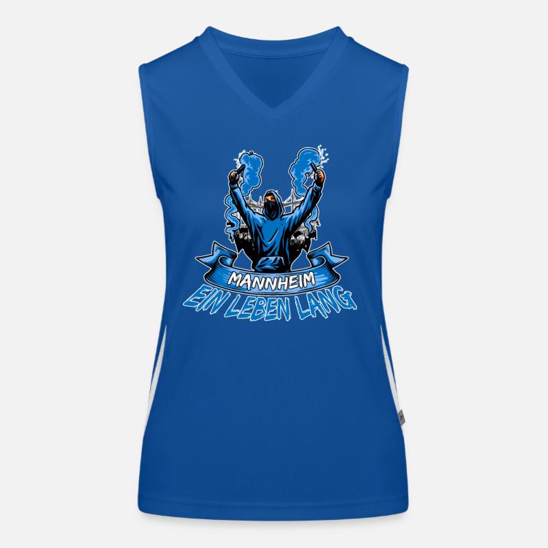 Mannheim ein Leben lang Funktionelles Kontrast-Tank Top für Frauen
