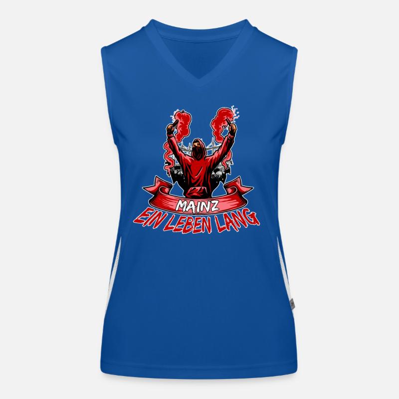 Mainz ein Leben lang Funktionelles Kontrast-Tank Top für Frauen