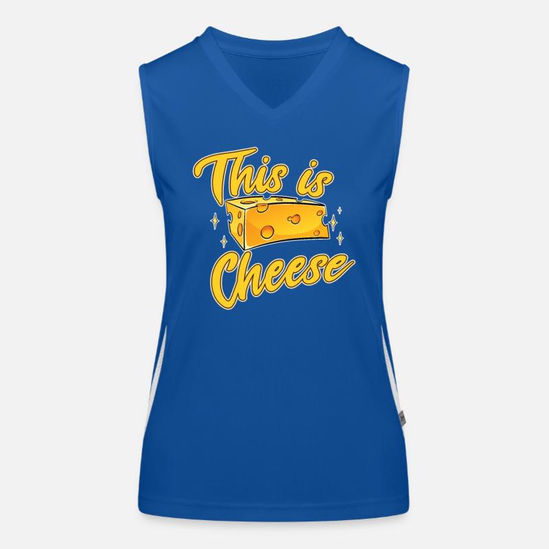 Fromage C’est du fromage Débardeur respirant contrasté Femme