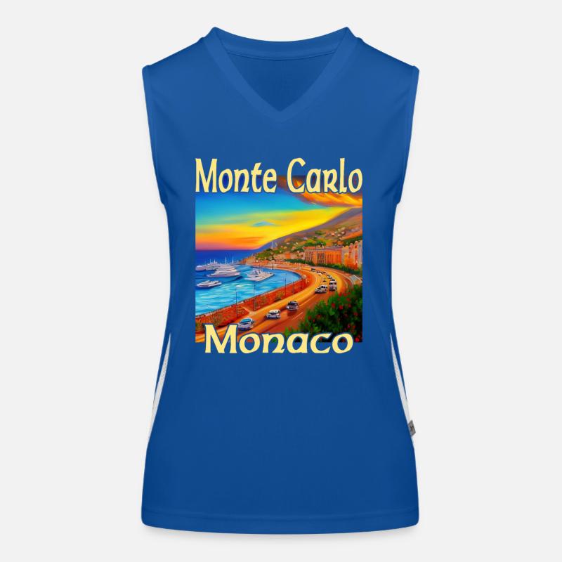 Monte Carlo Sunset à Monaco Débardeur respirant contrasté Femme