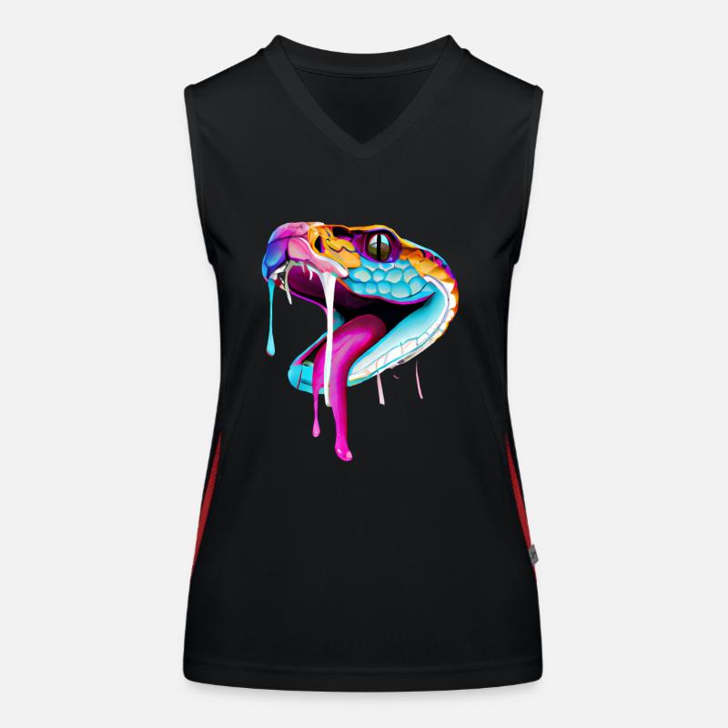 Gradients in the queue Women's Functional Contrast Tank Top