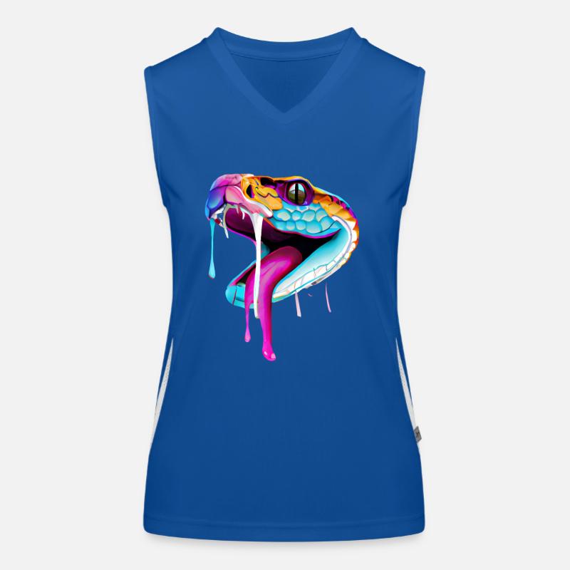 Gradients in the queue Women's Functional Contrast Tank Top