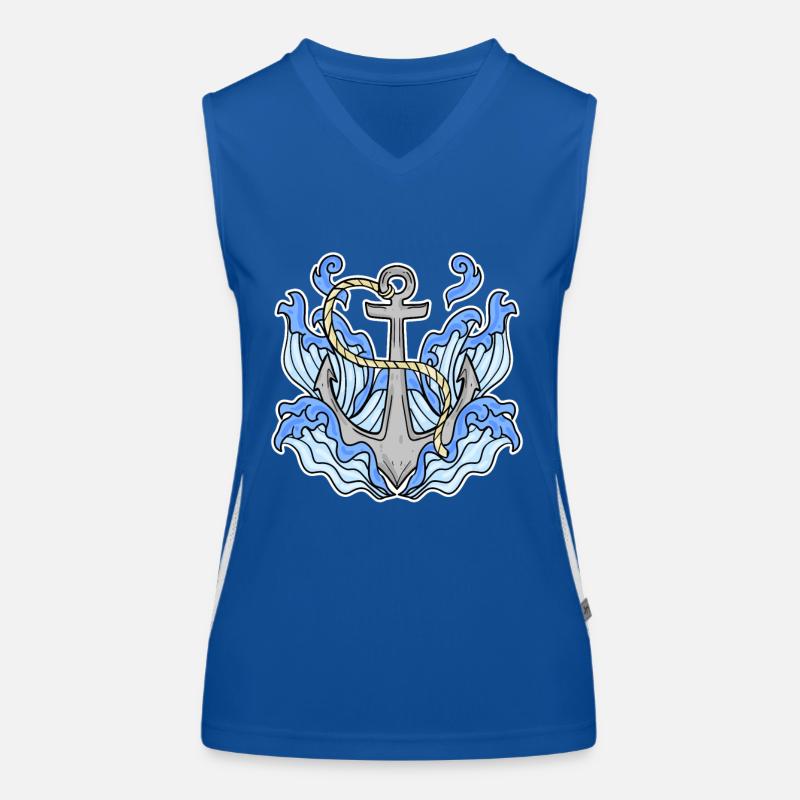 Anker Funktionelles Kontrast-Tank Top für Frauen