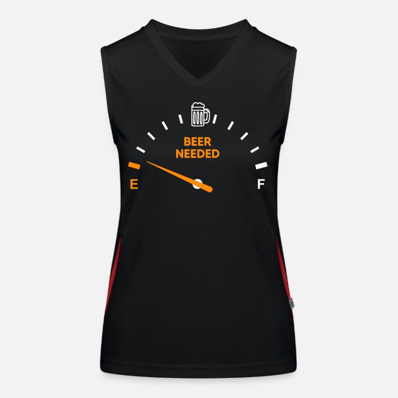 Bier Trinkspruch Biergarten Biertrinker Biertank Funktionelles Kontrast-Tank Top für Frauen