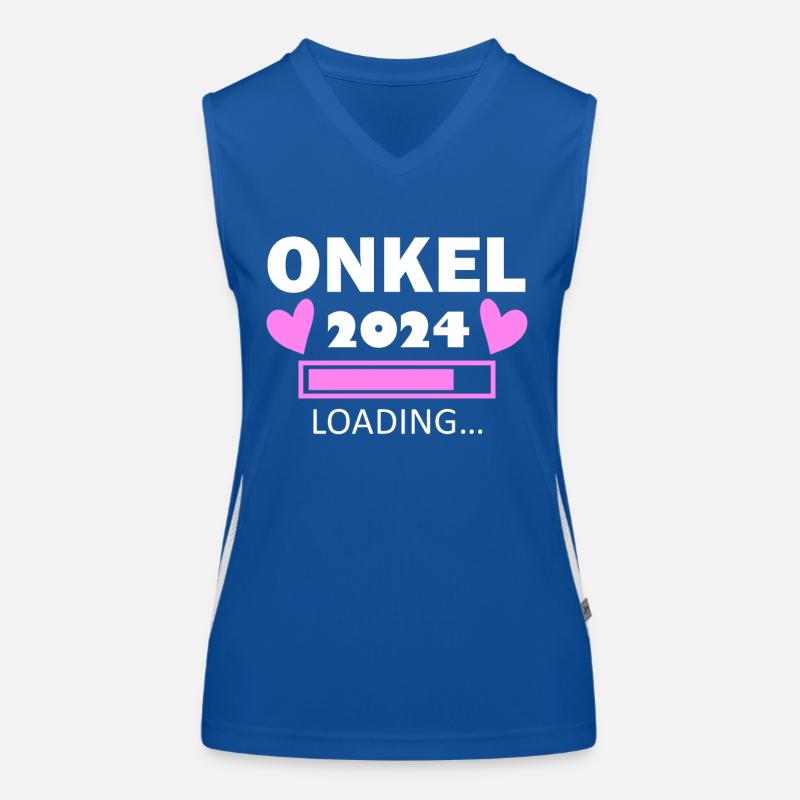 Onkel 2024 - Onkel werden - Onkel loading 2024 Funktionelles Kontrast-Tank Top für Frauen
