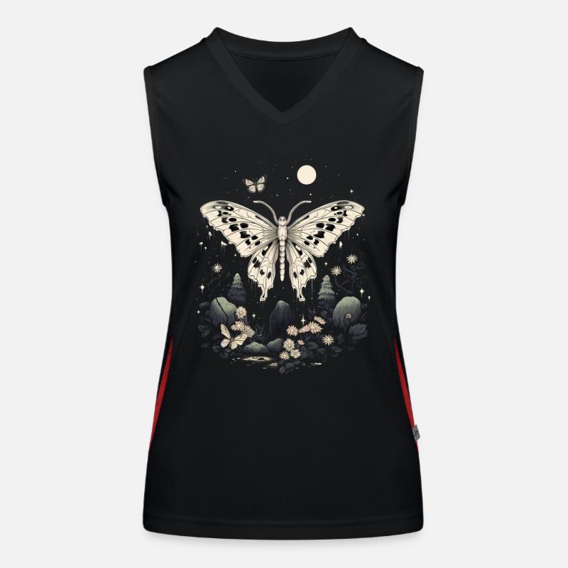 Fairycore Cottagecore Papillon Fée Grunge Débardeur respirant contrasté Femme