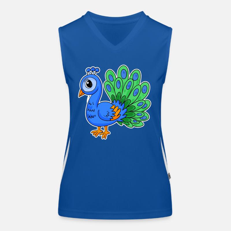 Peacock Women's Functional Contrast Tank Top