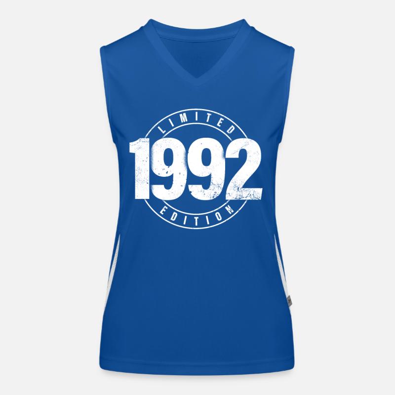 Édition limitée 1992 année de naissance urbain anniversaire Débardeur respirant contrasté Femme