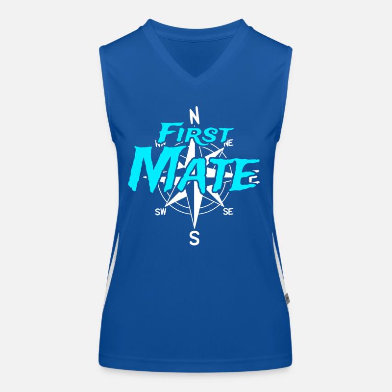 Bottes de second Équipage Skipper Marin Capitaine Débardeur respirant contrasté Femme