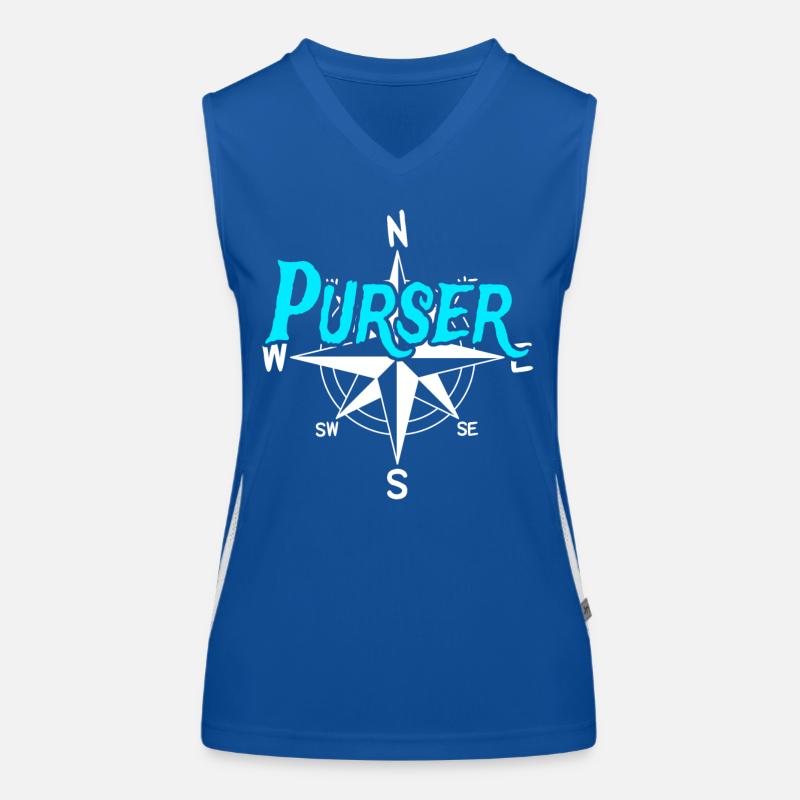 Paymaster Boat Crew Skipper Sailor Crew Captain Women's Functional Contrast Tank Top