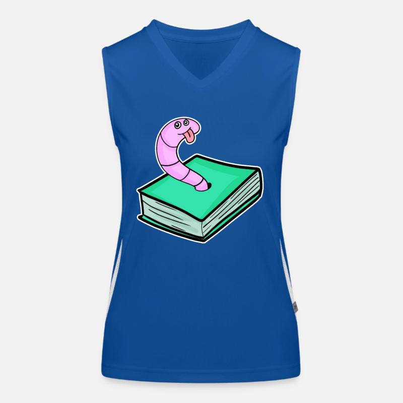 Book Worm Women's Functional Contrast Tank Top