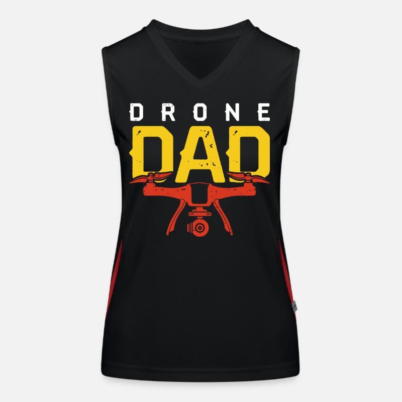 Drone Dad Women's Functional Contrast Tank Top